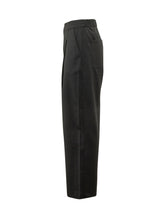 A PAPER KID - Straight Leg Trousers with Pleats - Black - LIDIASHOPPING® - Official Website