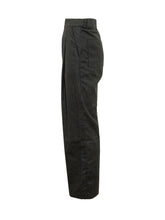 A PAPER KID - Pantaloni Gessati a Gamba Ampia - Nero - LIDIASHOPPING® - Official Website