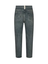 AMISH - Jeans Jeremiah con Effetto Slavato - Blu - LIDIASHOPPING® - Official Website