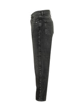 AMISH - Jeans Jeremiah con Effetto Sfumato - Nero - LIDIASHOPPING® - Official Website