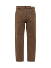 AMISH - Jeans Jeremiah a Cinque Tasche - Marrone - LIDIASHOPPING® - Official Website