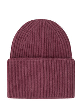 AMISH - Ribbed Beanie with Front Cuff - Red - LIDIASHOPPING® - Official Website