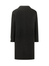 AMISH - Cappotto Lungo Monopetto con Rever - Nero - LIDIASHOPPING® - Official Website