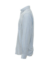 AMISH - Camicia America a Righe con Taschino - Blu - LIDIASHOPPING® - Official Website