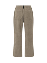AMISH - Pantaloni a Coste con Pieghe Frontali - Beige - LIDIASHOPPING® - Official Website