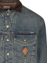 AMISH - Giacca El Paso in Denim con Collo a Contrasto - Blu - LIDIASHOPPING® - Official Website