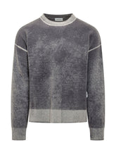AMISH - Crew Neck Sweater with Contrast Trims - Grey - LIDIASHOPPING® - Official Website