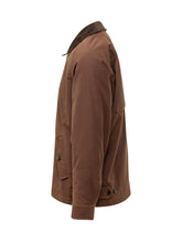 BARACUTA - Deck Jacket with Ribbed Collar - Brown - LIDIASHOPPING® - Official Website