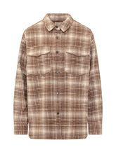 MC2 SAINT BARTH - Cambry Overshirt a Quadri - Marrone - LIDIASHOPPING® - Official Website