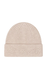 MC2 SAINT BARTH - Moss Tontal Berretto con Ricamo - Beige - LIDIASHOPPING® - Official Website