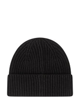 MC2 SAINT BARTH - Moss Tontal Berretto Lavorato a Coste - Nero - LIDIASHOPPING® - Official Website