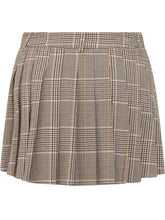 MC2 SAINT BARTH - Minigonna Blay in Flanella Check - Marrone - LIDIASHOPPING® - Official Website