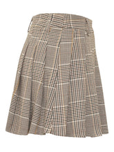 MC2 SAINT BARTH - Minigonna Blay in Flanella Check - Marrone - LIDIASHOPPING® - Official Website