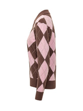 MC2 SAINT BARTH - Polo Hadidy in Maglia Argyle - Rosa - LIDIASHOPPING® - Official Website