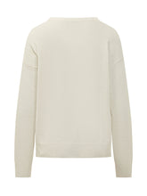 MC2 SAINT BARTH - Tessa Sweater with Front Embroidery - White - LIDIASHOPPING® - Official Website