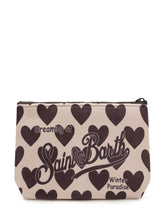 MC2 SAINT BARTH - Pochette Aline con Stampa a Cuori - Beige - LIDIASHOPPING® - Official Website