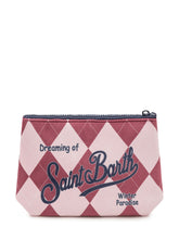 MC2 SAINT BARTH - Pochette Aline con Motivo a Rombi - Rosa - LIDIASHOPPING® - Official Website
