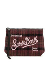 MC2 SAINT BARTH - Pochette Aline con Fantasia Tartan - Multicolore - LIDIASHOPPING® - Official Website