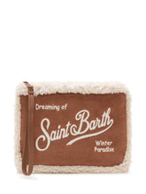 MC2 SAINT BARTH - Pochette Aline con Bordo Soffice - Marrone - LIDIASHOPPING® - Official Website