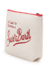 MC2 SAINT BARTH - Aline Pochette with Ribbed Texture - White - LIDIASHOPPING® - Official Website