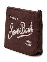 MC2 SAINT BARTH - Aline Vertical Rib Pochette - Brown - LIDIASHOPPING® - Official Website