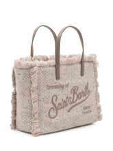 MC2 SAINT BARTH - Colette Tote Bag with Fringed Edges - Beige - LIDIASHOPPING® - Official Website