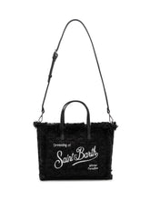 MC2 SAINT BARTH - Colette Bag with Fringed Edges - Black - LIDIASHOPPING® - Official Website