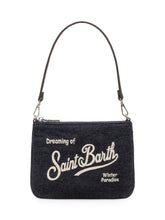 MC2 SAINT BARTH - Pochette Parisienne Mini con Ricamo - Blu - LIDIASHOPPING® - Official Website
