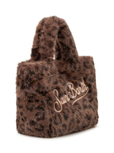 MC2 SAINT BARTH - Borsa Vanity Mini Effetto Pelliccia Animalier - Marrone - LIDIASHOPPING® - Official Website