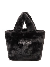 MC2 SAINT BARTH - Vanity Mini Faux Fur Tote Bag - Black - LIDIASHOPPING® - Official Website