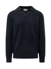 MC2 SAINT BARTH - Downing Buttonless Polo Sweater - Blue - LIDIASHOPPING® - Official Website