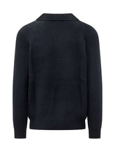 MC2 SAINT BARTH - Downing Buttonless Polo Sweater - Blue - LIDIASHOPPING® - Official Website