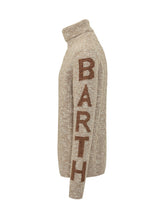 MC2 SAINT BARTH - Turtleneck Sweater with Graphic Pattern - Beige - LIDIASHOPPING® - Official Website