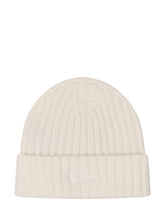 MC2 SAINT BARTH - Wengen Beanie with Embroidery - White - LIDIASHOPPING® - Official Website