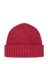 MC2 SAINT BARTH - Berretto Wengen con Bordo Risvoltato - Rosso - LIDIASHOPPING® - Official Website