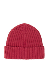 MC2 SAINT BARTH - Berretto Wengen con Bordo Risvoltato - Rosso - LIDIASHOPPING® - Official Website