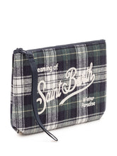 MC2 SAINT BARTH - Aline Tartan Pouch with Embroidery - Multicolor - LIDIASHOPPING® - Official Website