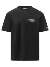 MC2 SAINT BARTH - Arnott Warm T-shirt with Front Embroidery - Black - LIDIASHOPPING® - Official Website