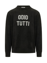 MC2 SAINT BARTH - Heron Sweater with Central Lettering - Black - LIDIASHOPPING® - Official Website