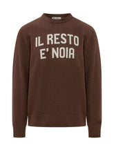 MC2 SAINT BARTH - Heron Sweater with Front Lettering - Brown - LIDIASHOPPING® - Official Website