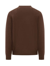 MC2 SAINT BARTH - Heron Sweater with Front Lettering - Brown - LIDIASHOPPING® - Official Website