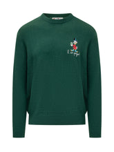 MC2 SAINT BARTH - Heron Sweater with Character Embroidery - Green - LIDIASHOPPING® - Official Website