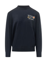 MC2 SAINT BARTH - Maglia Girocollo con Ricamo - Blu - LIDIASHOPPING® - Official Website