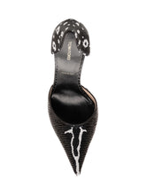 TOM FORD - Pump con Ricamo di Paillettes - Nero - LIDIASHOPPING® - Official Website