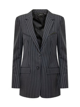 TOM FORD - Giacca Western con Revers e Bottoni - Blu - LIDIASHOPPING® - Official Website