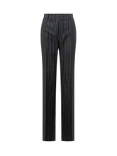 TOM FORD - Pantaloni Straight Boyfriend Gessati - Blu - LIDIASHOPPING® - Official Website