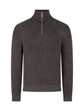 RRD - Maglia a Coste con Collo Alto e Mezza Zip - Nero - LIDIASHOPPING® - Official Website