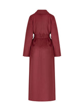 IVY OAK - Cappotto Celia Sue Lungo con Cintura - Rosso - LIDIASHOPPING® - Official Website