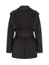 IVY OAK - Trench Corto June Marie con Cintura - Blu - LIDIASHOPPING® - Official Website