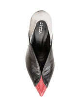 ISABEL MARANT - Luza Pumps with Heel and Reptile Pattern - Black - LIDIASHOPPING® - Official Website